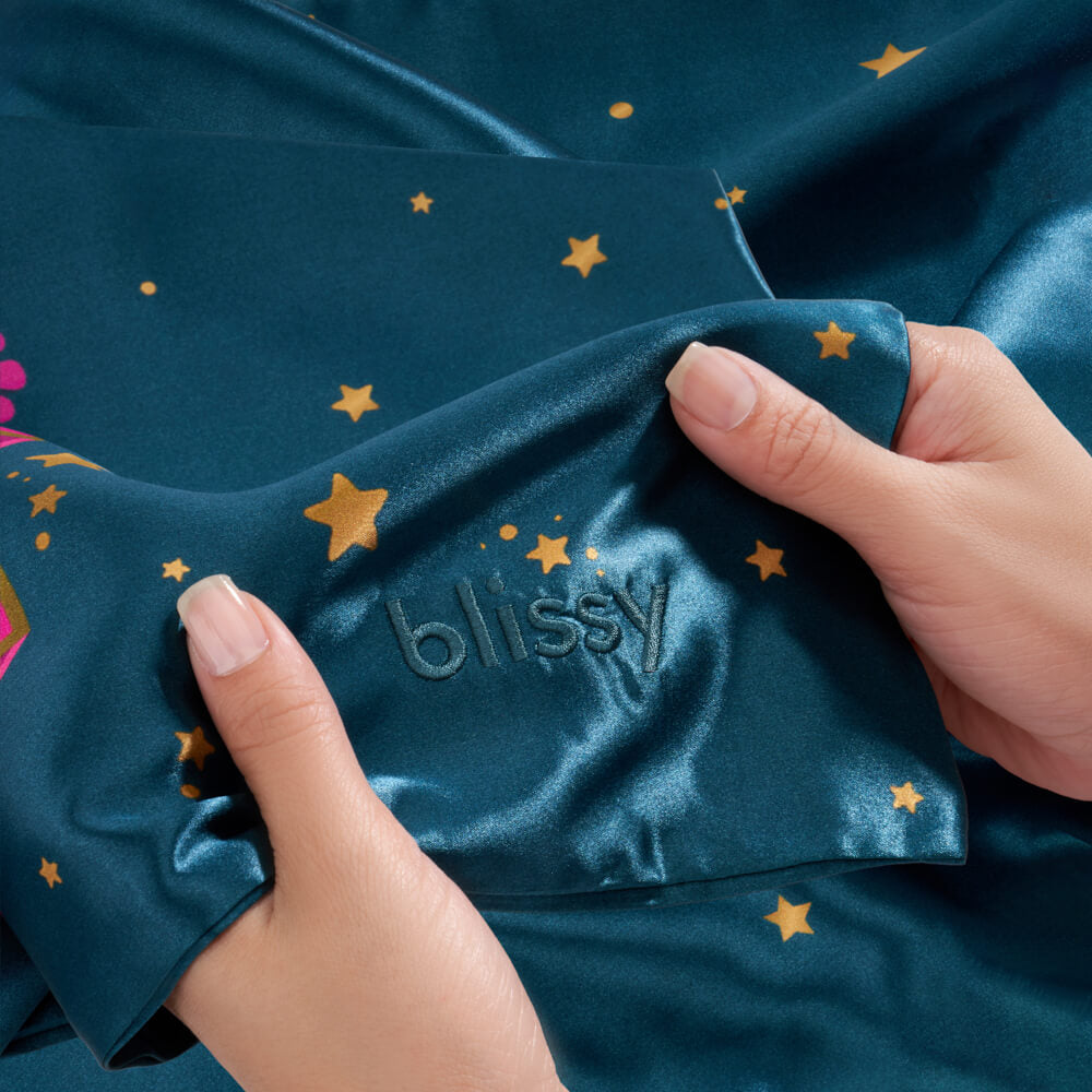 Trolls Pillowcase Close-Up – Blissy 22 Momme Silk