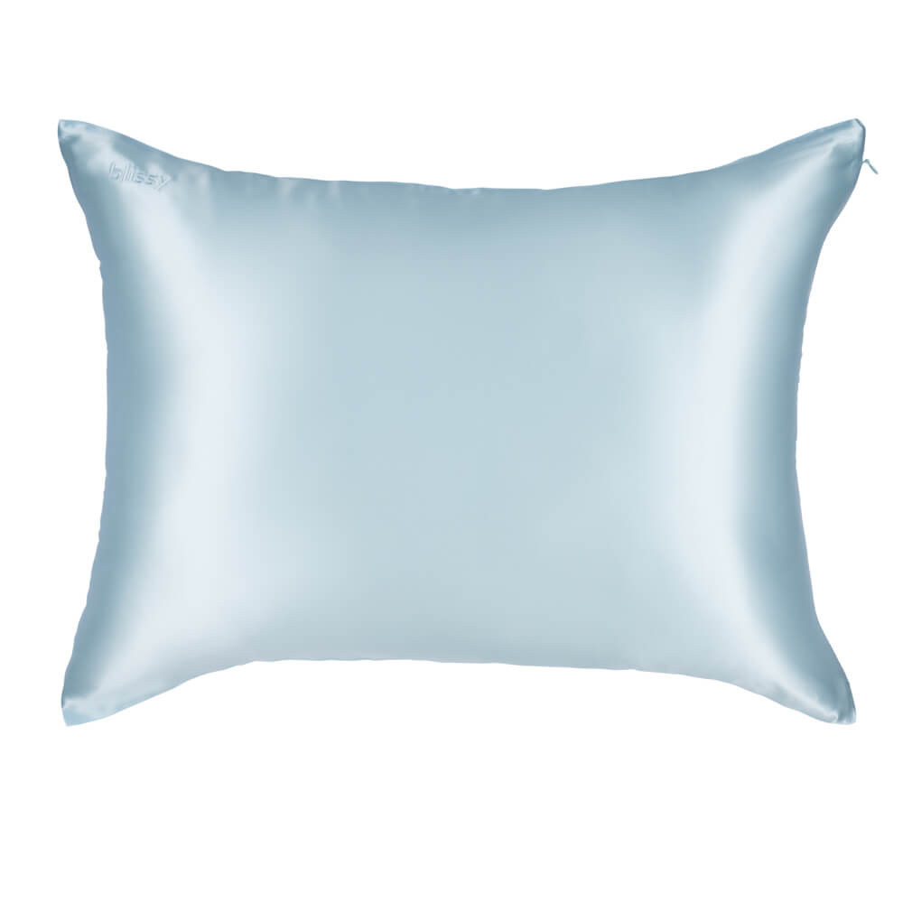 Blissy Mulberry Silk Pillowcase – Sky Blue King