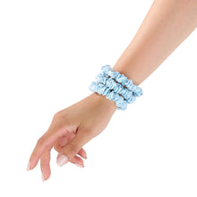 Load image into Gallery viewer, Blissy Skinny Scrunchies - Sky Blue