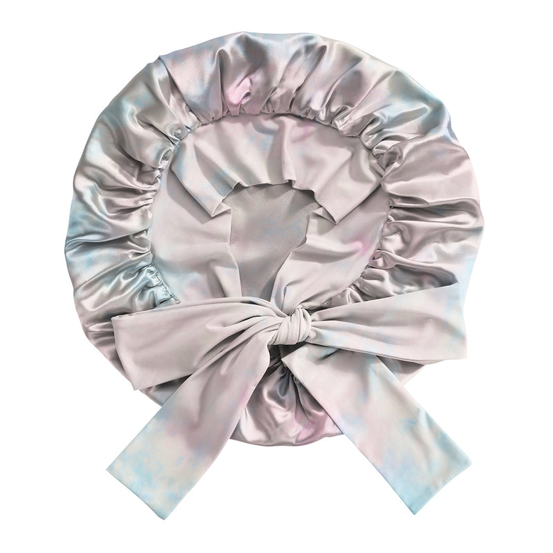 Blissy Mulberry Silk Blissy Bow Bonnet – Tie Dye