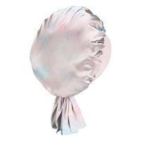 Blissy Tie Dye Silk Blissy Bow Bonnet Detail –