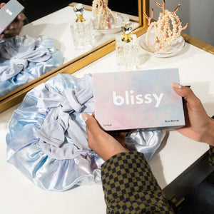 Blissy Tie Dye Blissy Bow Bonnet Lifestyle – Mulberry Silk