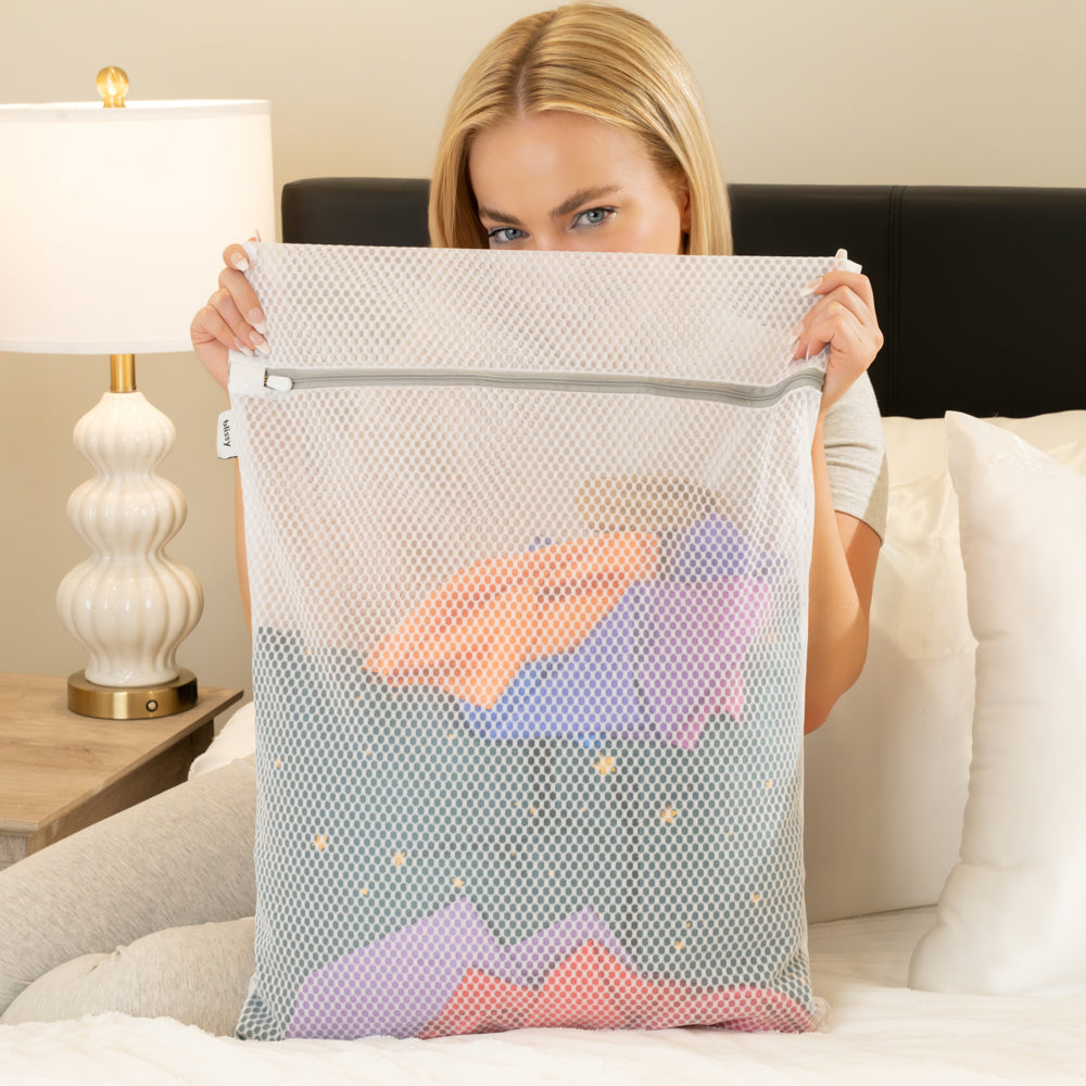 Blissy Mesh Wash/Laundry Bags  Large – Blissy Mulberry Silk