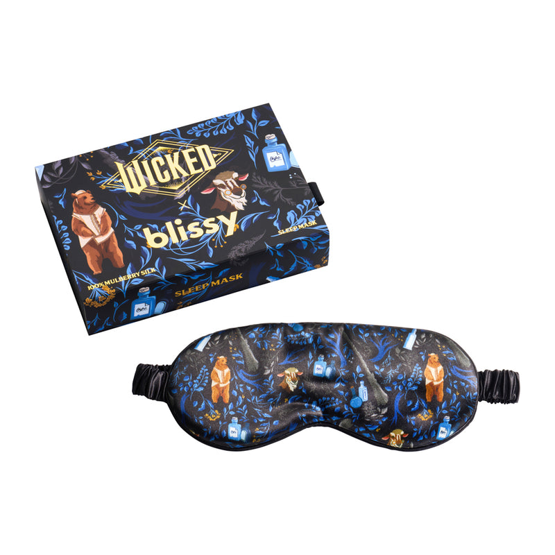 Sleep Mask - Wicked™ - Find Your Courage - Elphaba - Blissy Wicked™ Sleep Mask – 22 Momme Mulberry Silk, 100% Silk