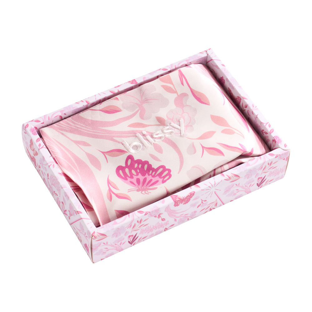 Blissy Wicked™- Find Your Courage Silk Pillowcase Detail – King