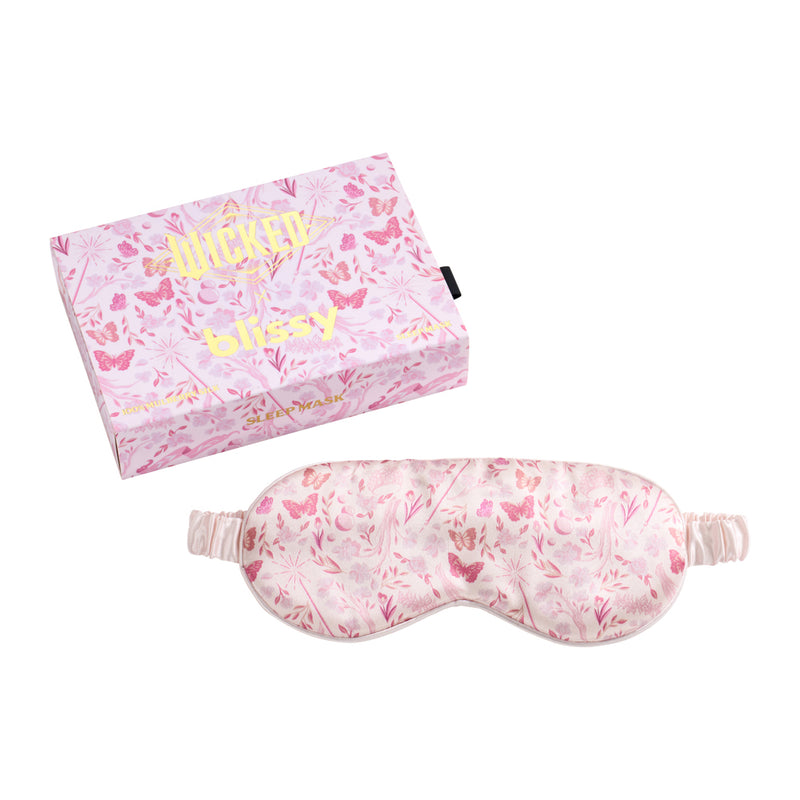 Sleep Mask - Wicked™ - Find Your Courage - Glinda - Blissy Wicked™ Sleep Mask – 22 Momme Mulberry Silk, 100% Silk