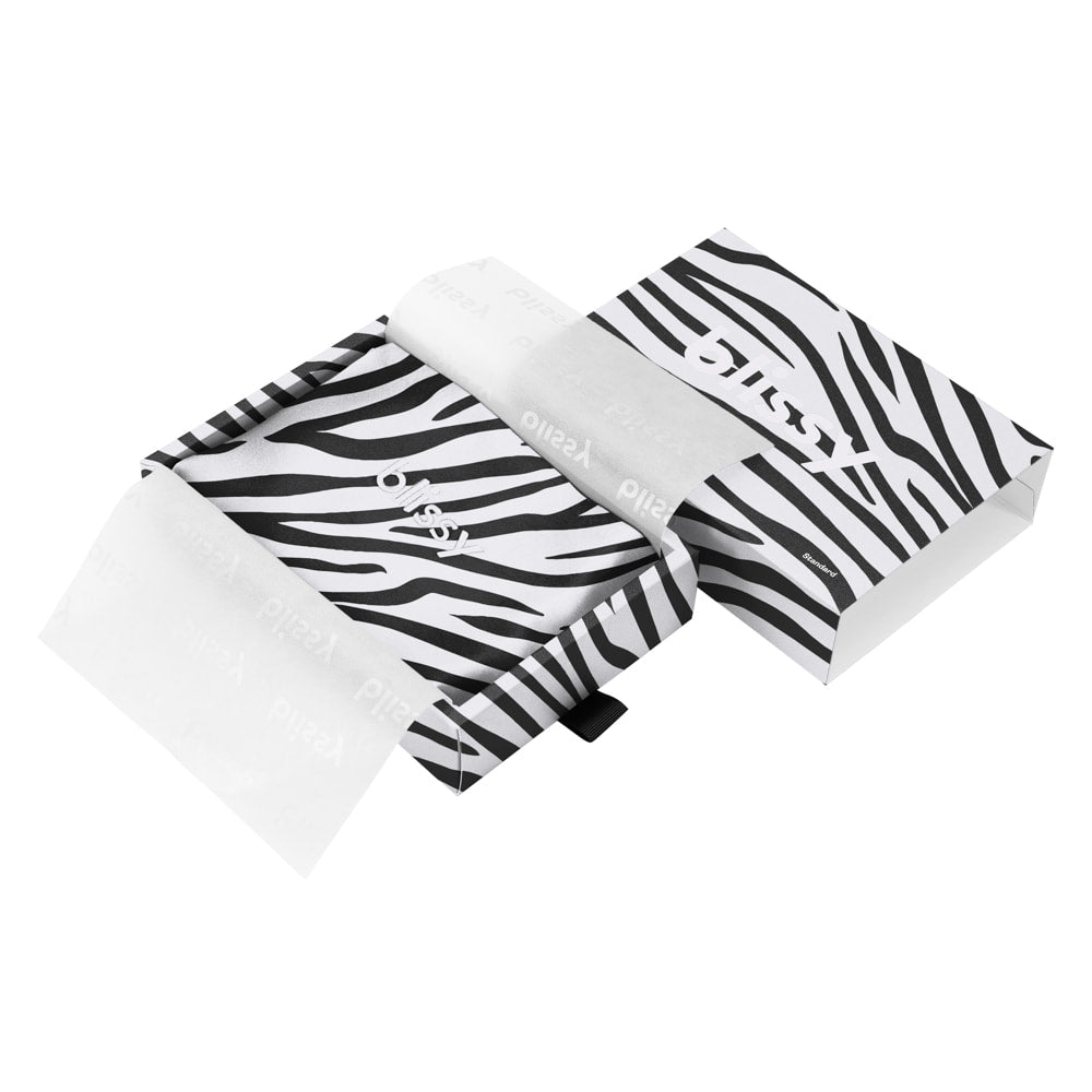 Standard Zebra Pillowcase – Blissy Premium Silk