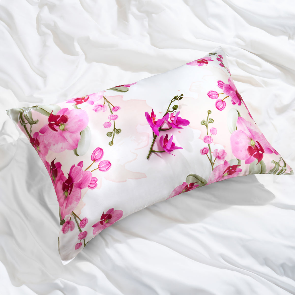 Blissy Mulberry Silk Pillowcase – Zodiac Flower Standard