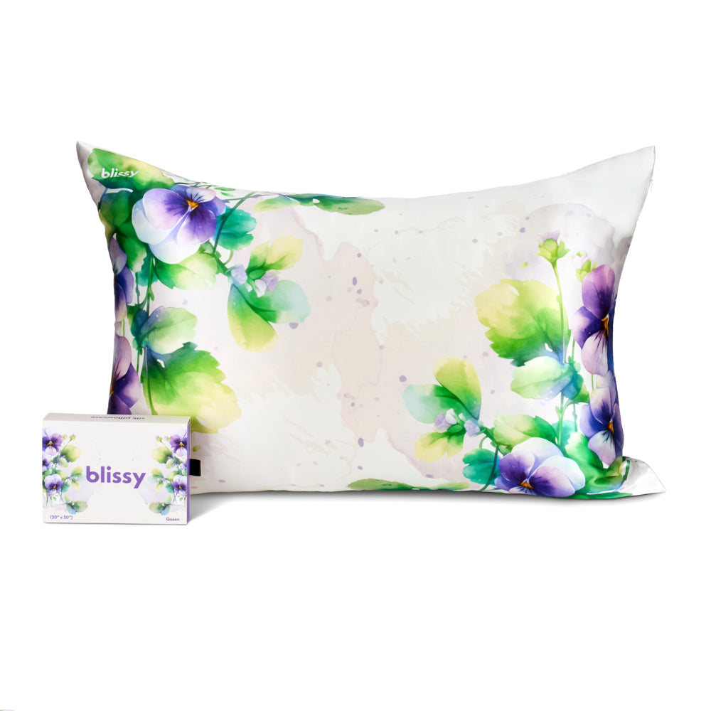 Zodiac Flower Mulberry Silk Pillowcase – Blissy King