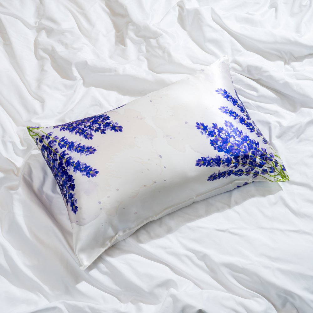 Blissy Mulberry Silk Pillowcase – Zodiac Flower Standard