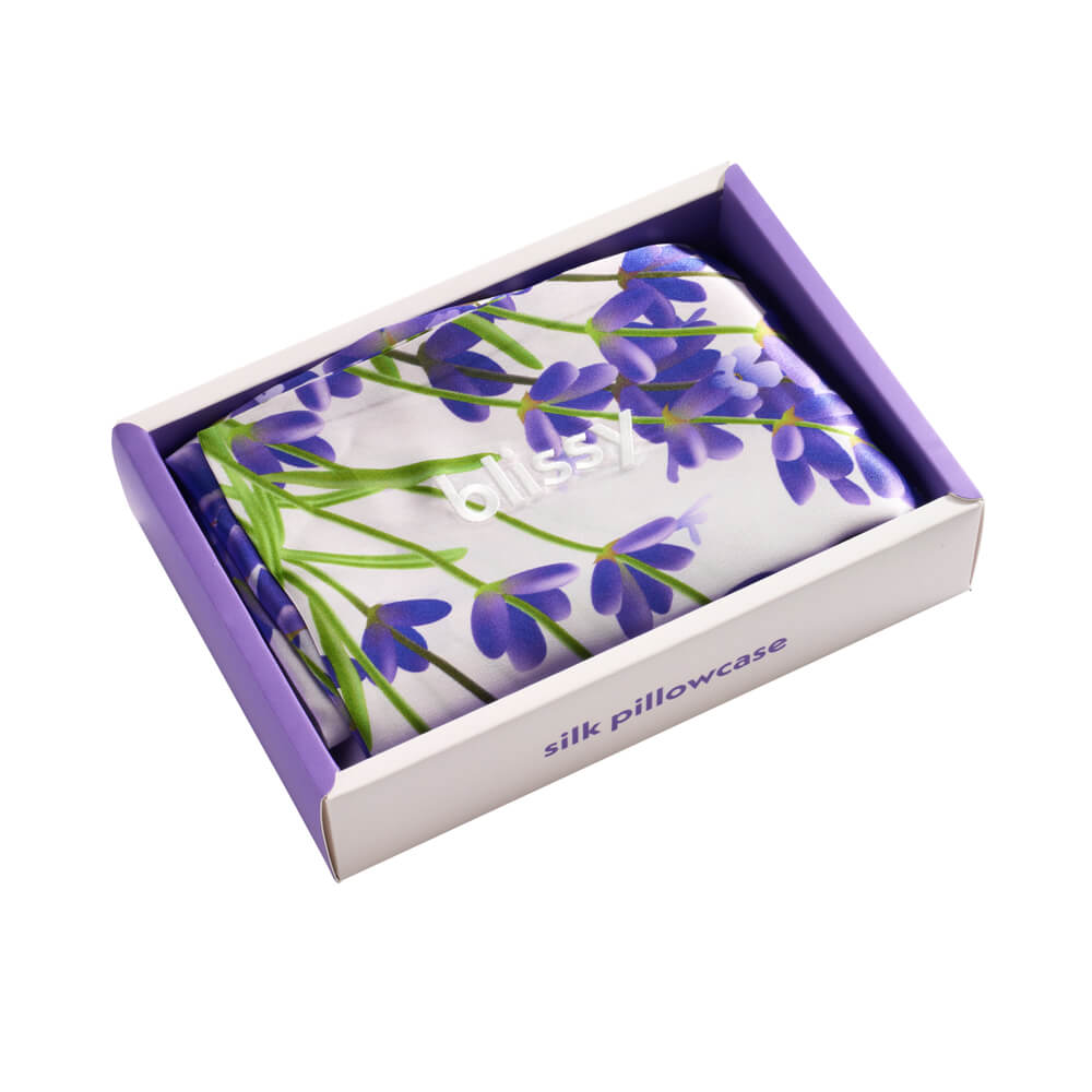Blissy Mulberry Silk Pillowcase – Zodiac Flower Standard