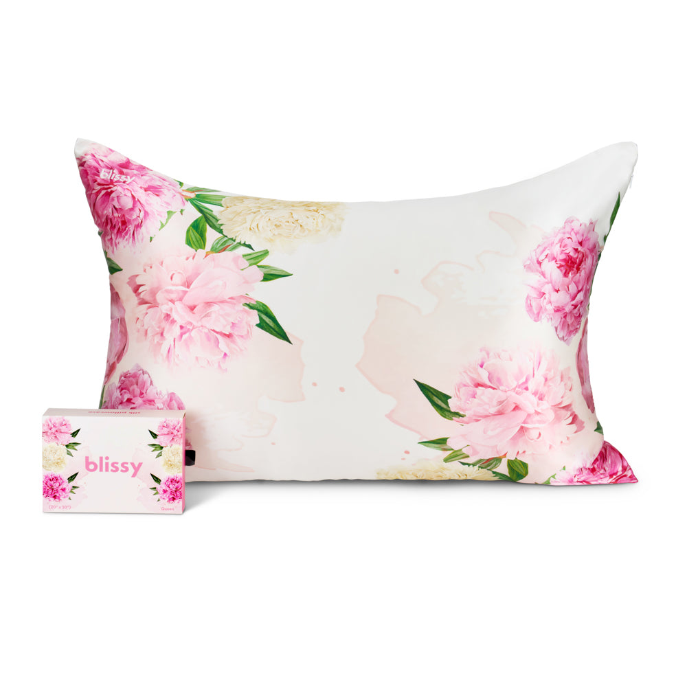 Zodiac Flower Mulberry Silk Pillowcase – Blissy Standard