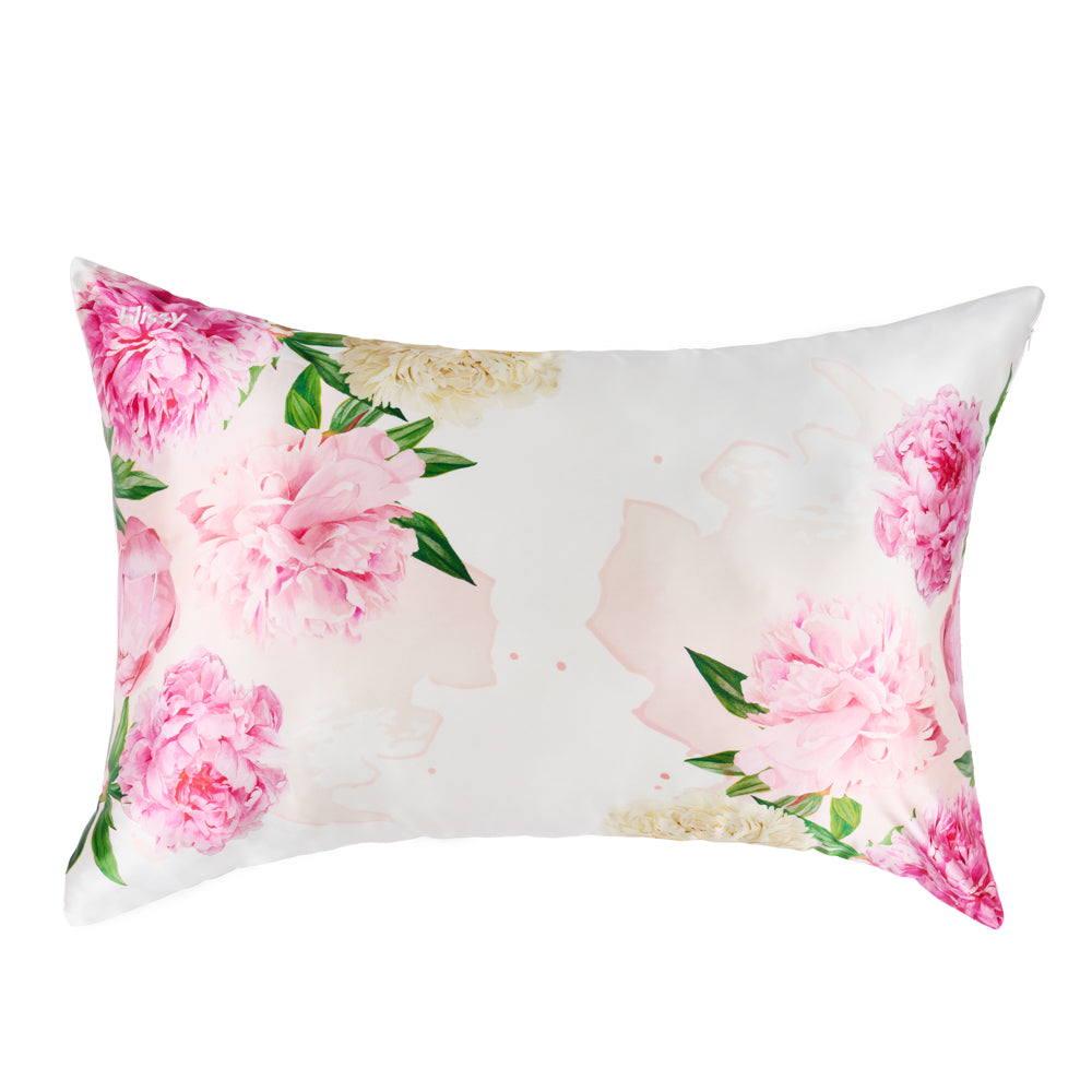 Zodiac Flower Pillowcase Close-Up – Blissy 22 Momme Silk