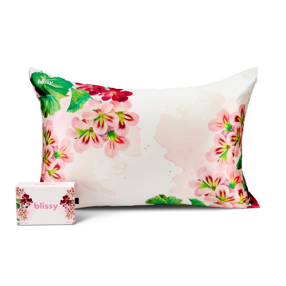 Standard Zodiac Flower Pillowcase – Blissy Premium Silk