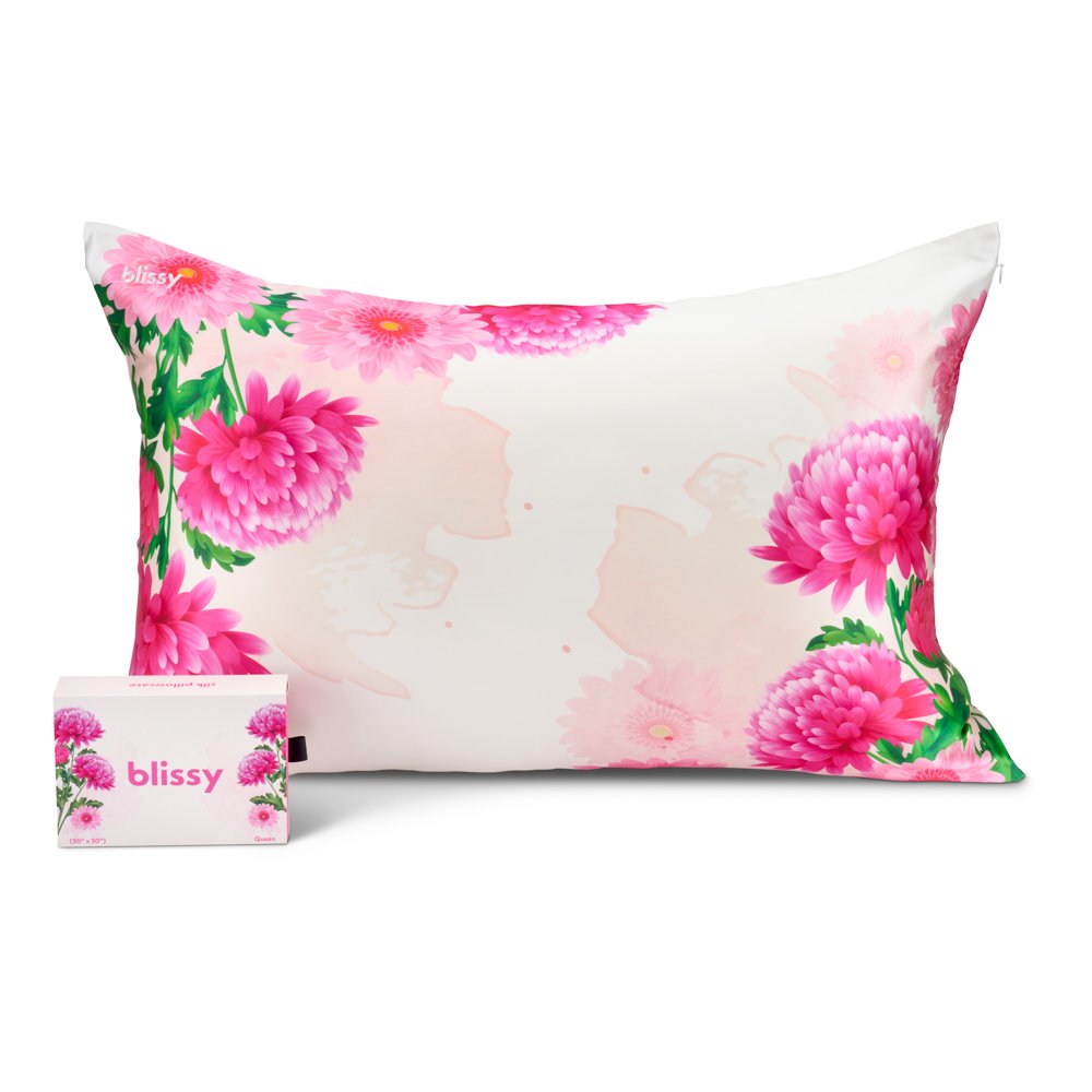 Queen Zodiac Flower Pillowcase – Blissy Premium Silk