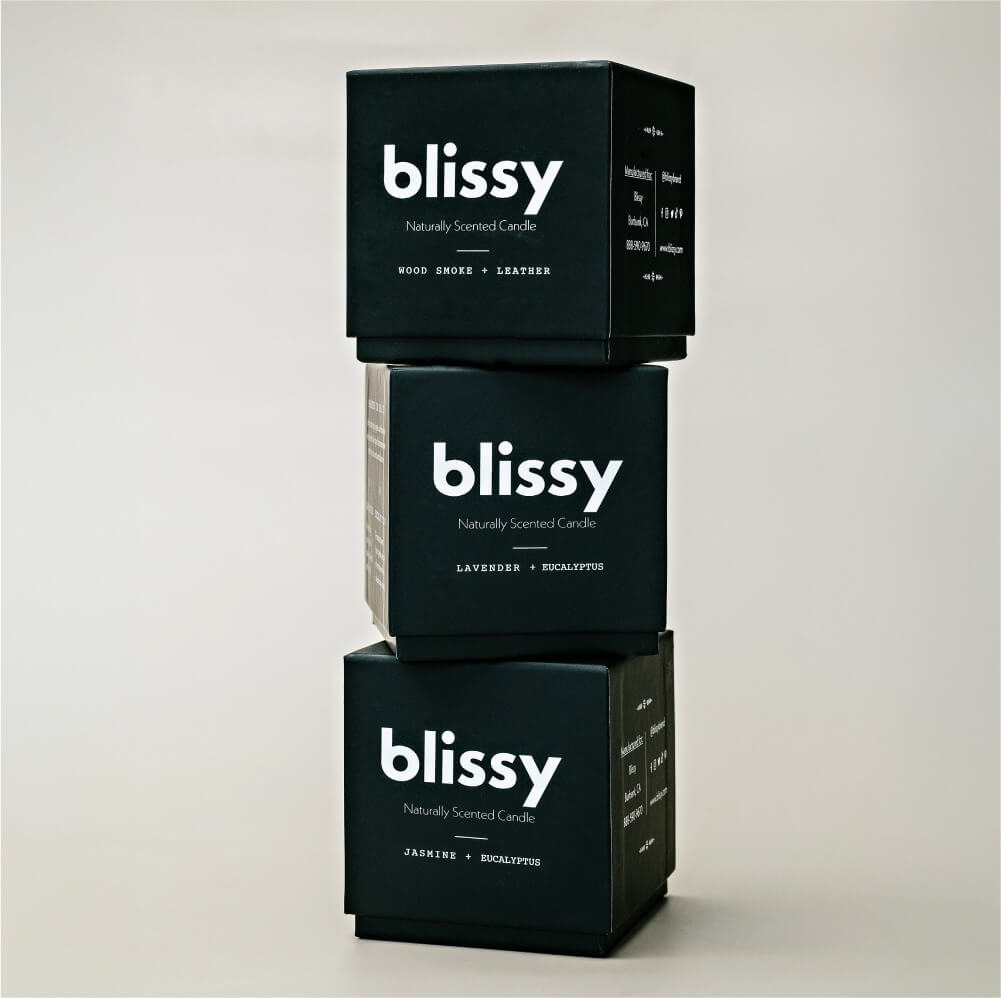 Lavender & Eucalyptus Blissy Candle – Blissy Premium Silk