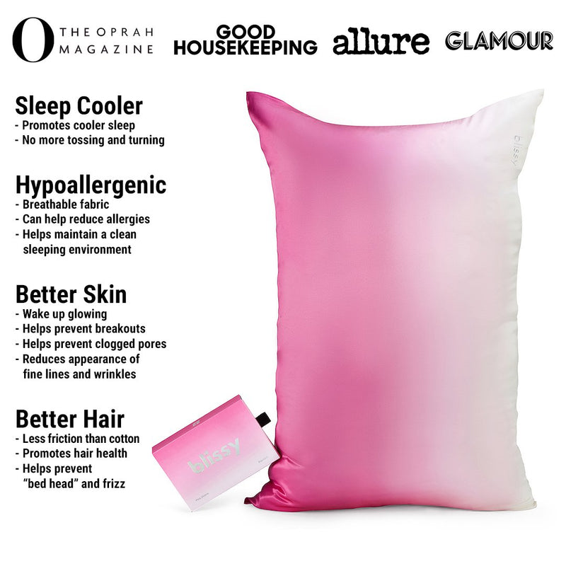 Pink ombre pillow sale