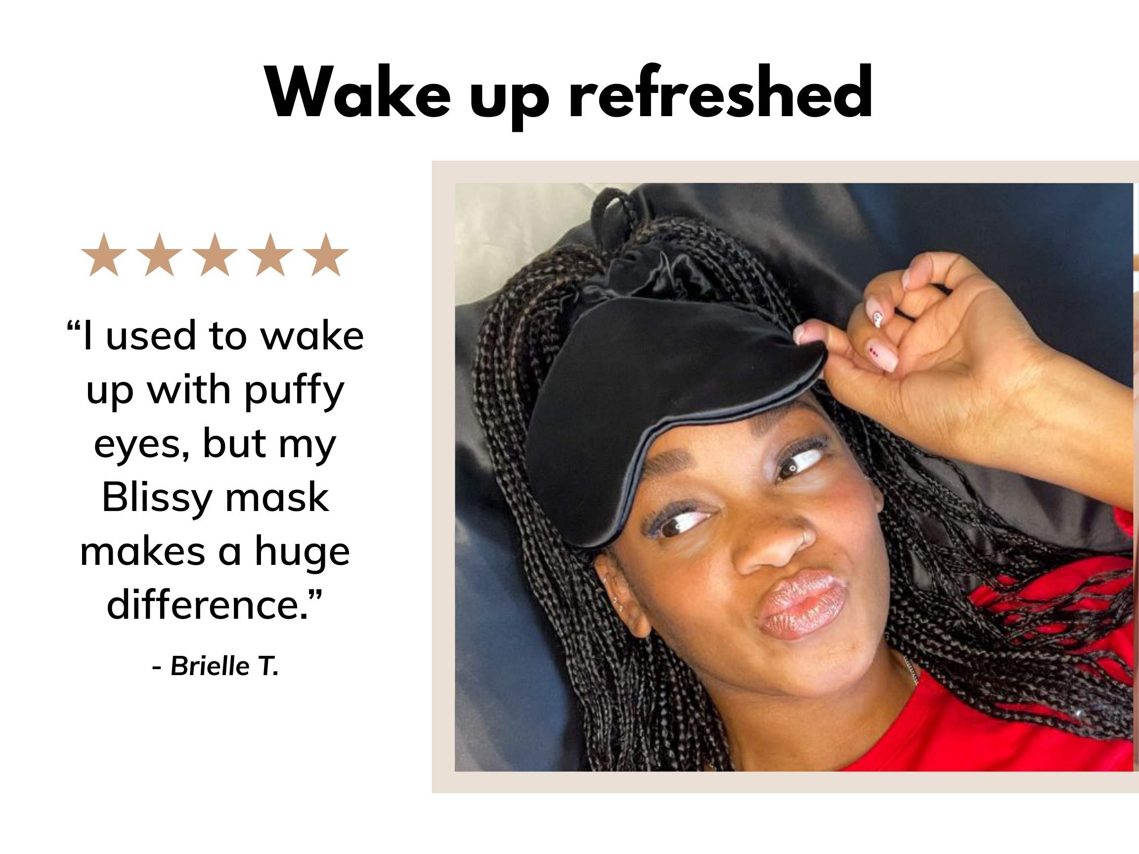 Reduce Morning Puffiness