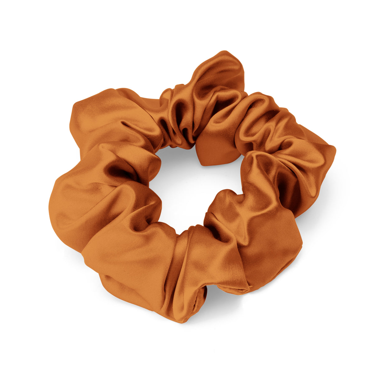 Bronze Blissy Scrunchies Close-Up – Blissy 22 Momme Silk