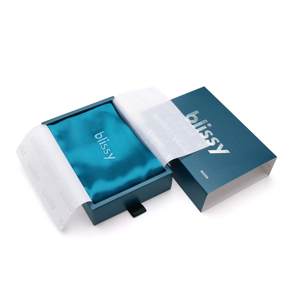 Blissy Mulberry Silk Pillowcase – Aqua King