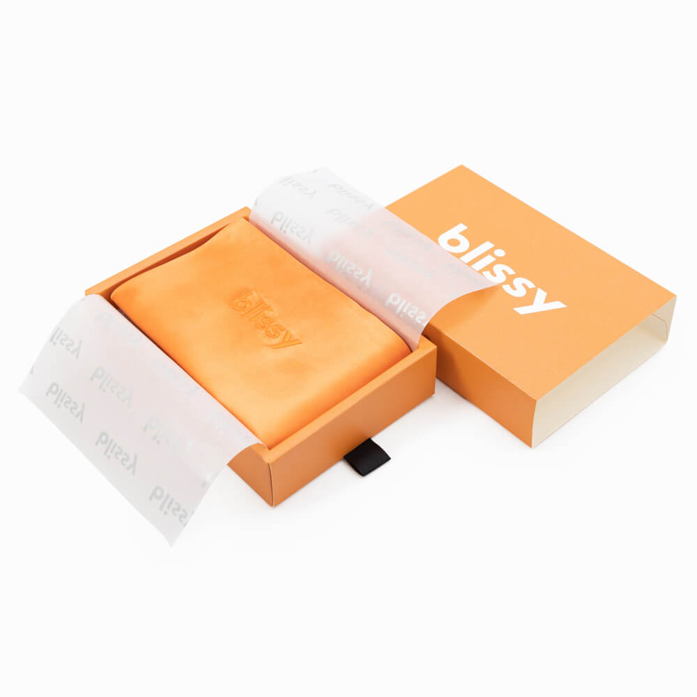 Blissy Mulberry Silk Pillowcase – Coral Standard