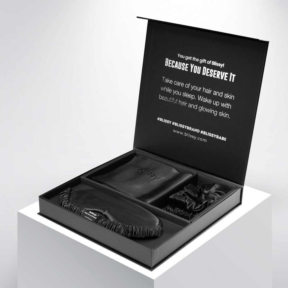 Blissy 100% Mulberry Silk Silk Blissy Dream Gift Set Detail –