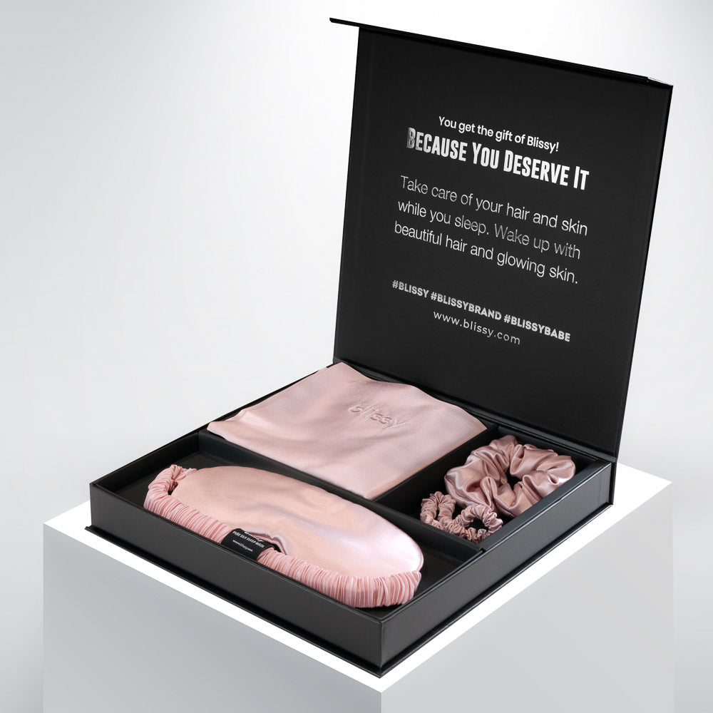 100% Mulberry Silk Blissy Dream Gift Set – Blissy Premium Silk