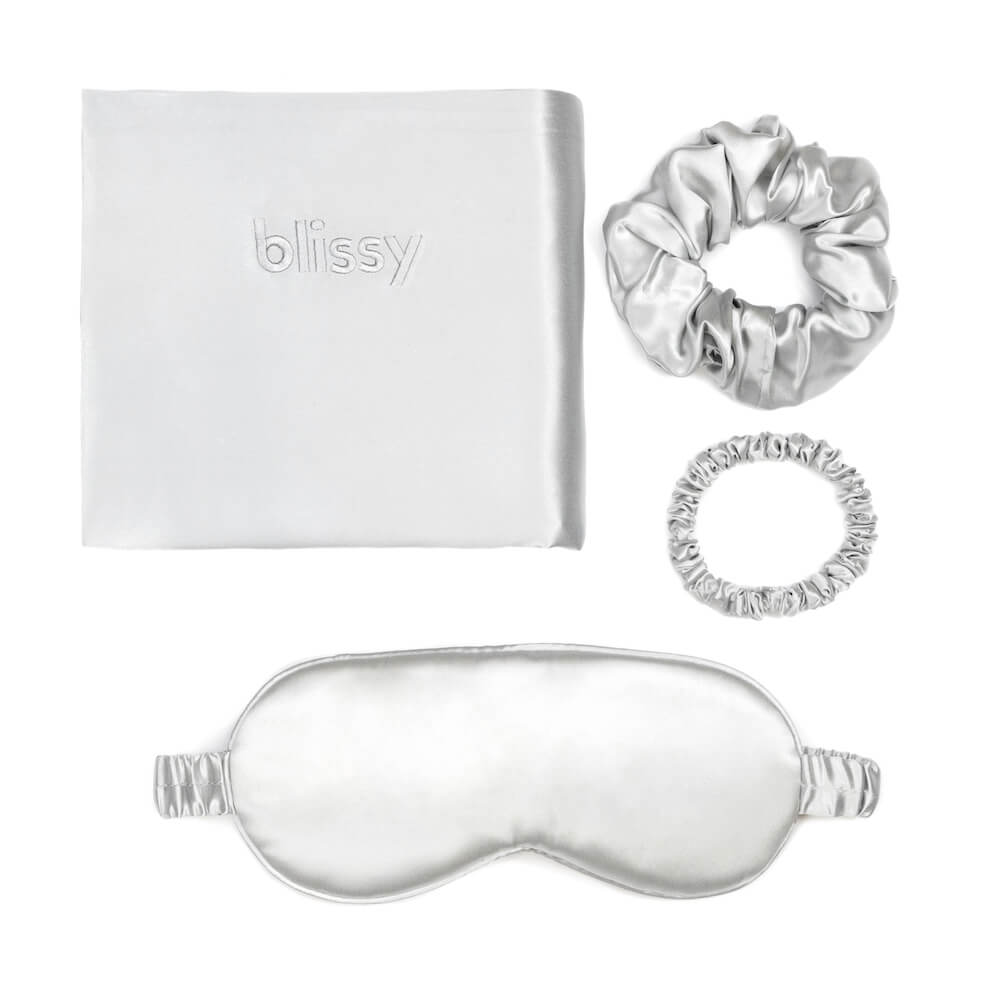 Blissy Silver Silk Blissy Dream Set Detail – Standard