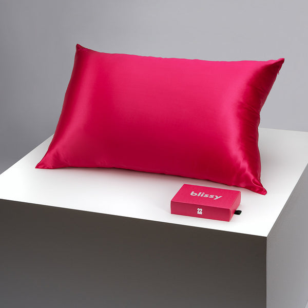 Blissy Queen Hibiscus Pillowcase – 22 Momme Mulberry Silk, 100% Silk