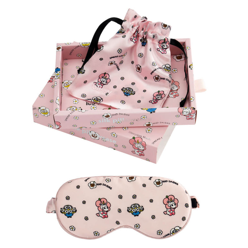 Junior Sleep Mask - Pink Bello Daisy Minions