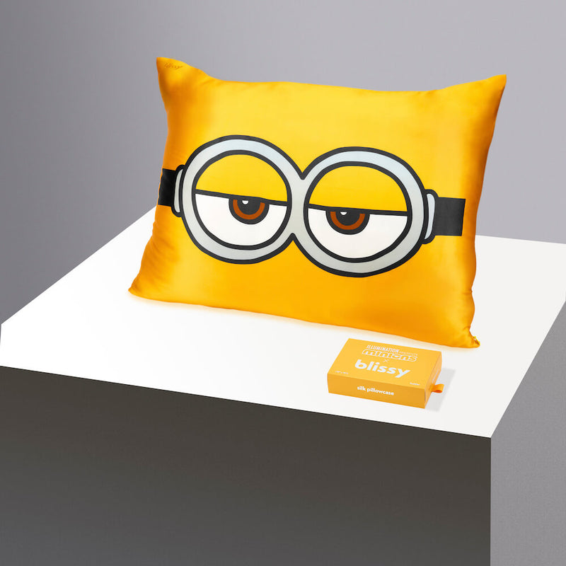 Pillowcase - Sleepyhead Minion - Youth - Blissy Sleepyhead Minion Pillowcase – 22 Momme Mulberry Silk, 100% Silk