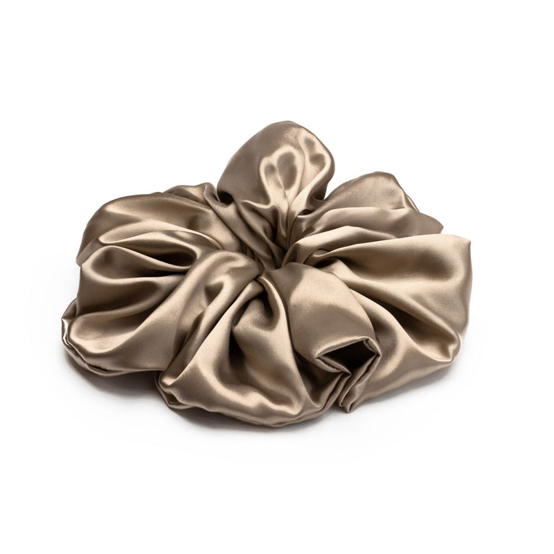 Blissy Oversized Scrunchie - Taupe