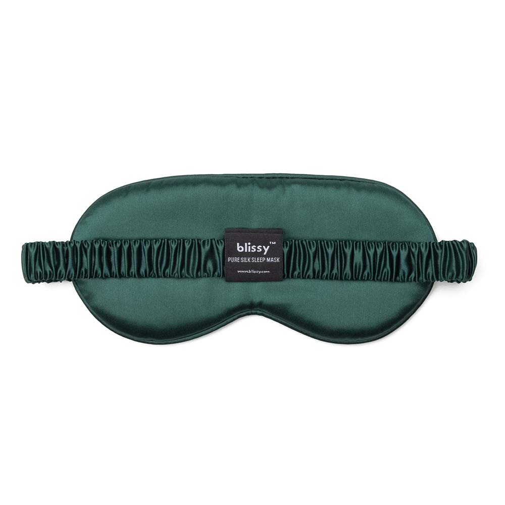 Emerald Sleep Mask – Blissy Premium Silk