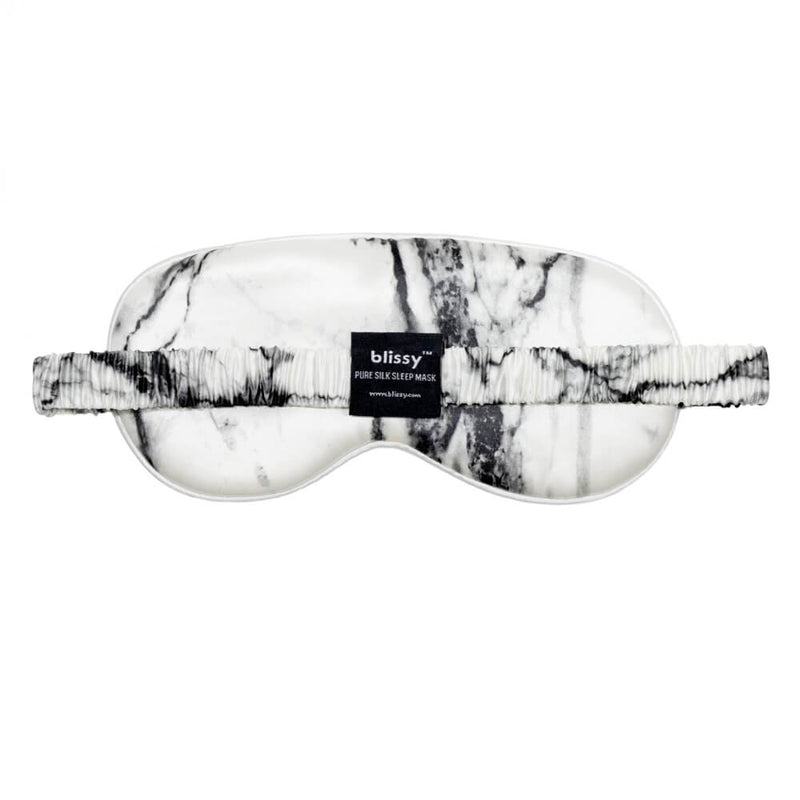 Sleep Mask - Light Marble