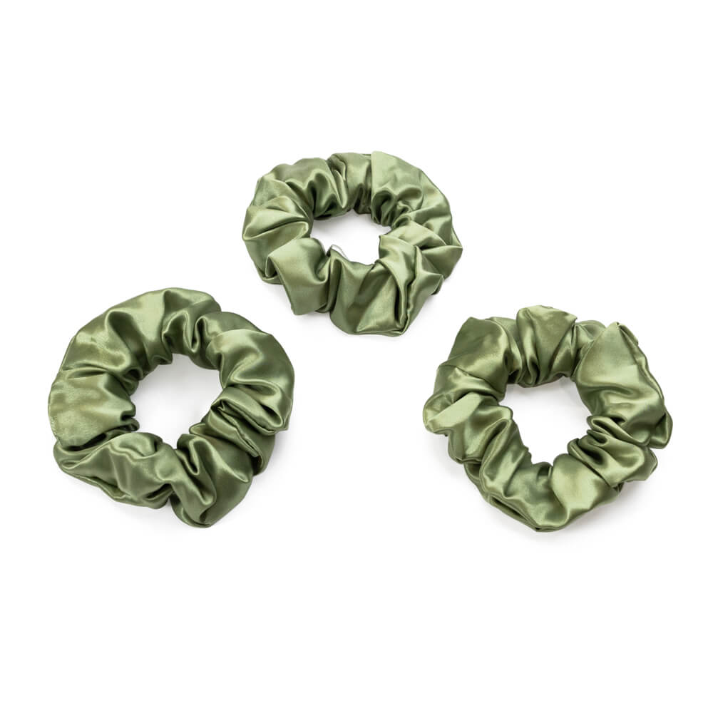 Blissy Olive Blissy Scrunchies Lifestyle – Mulberry Silk