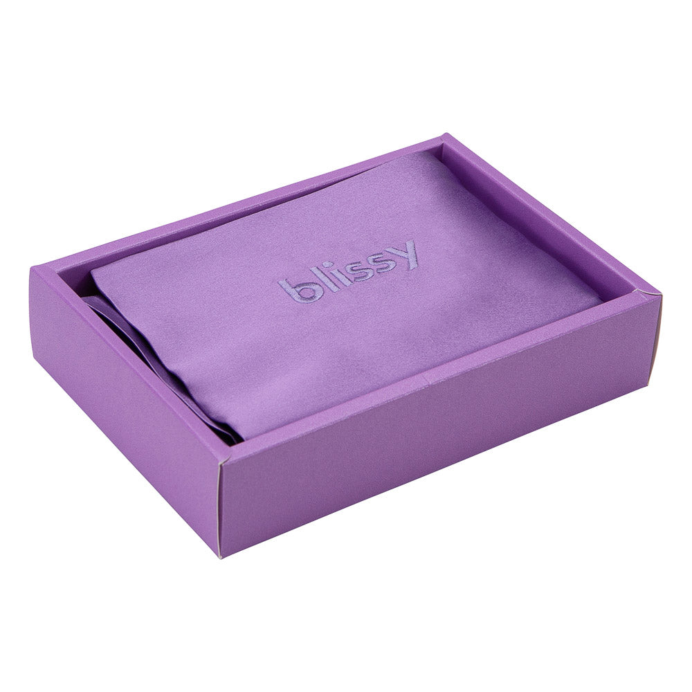Blissy King Orchid Pillowcase Lifestyle – Mulberry Silk