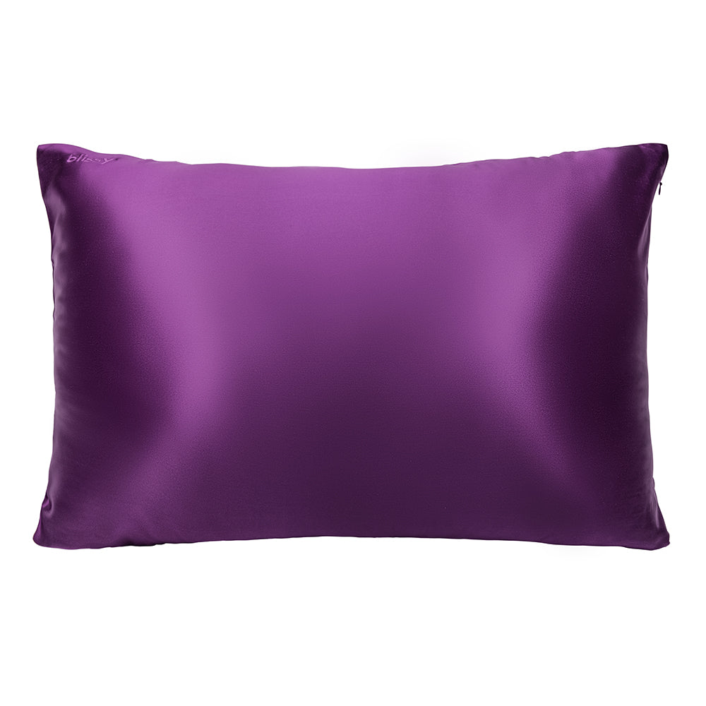 Standard Royal Purple Pillowcase – Blissy Premium Silk