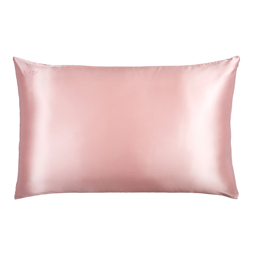 Blissy Mulberry Silk Pillowcase – Pink Queen
