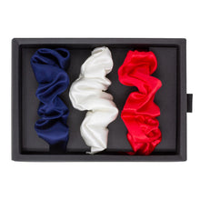 Load image into Gallery viewer, Blissy Scrunchies - Red, White, Blue